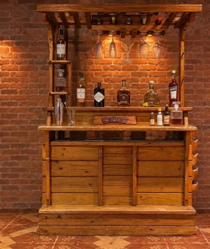 Bar barzinho balcão rústico saia restaurante comércio
