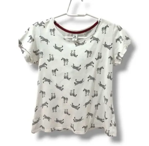 Camiseta com Estampa de Zebra Hering
