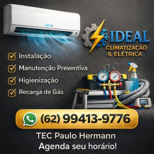 Ar condicionado / Instalação Rapel /Elétrica residencial