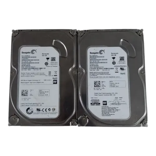  Lote de 2 HDD de 500GB no Estado