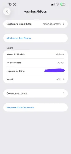 VENDO airpods 2ª geração original apple, modelo a2031.