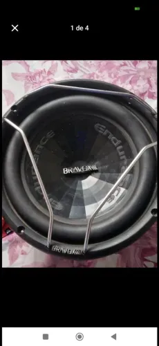Alto falante sub bravox endurece 12p 800rms 