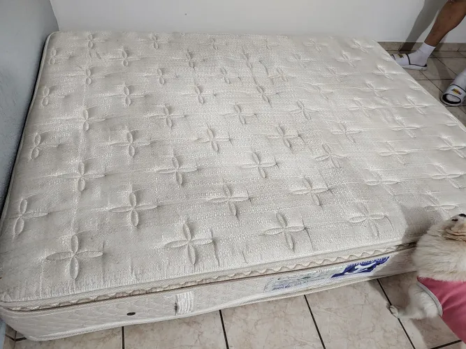 Cama Box e Colchão Casal