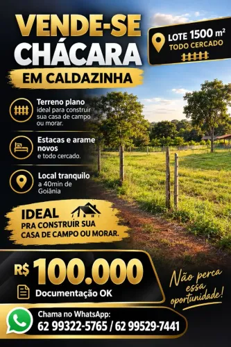 Chacara em Caldazinha GO