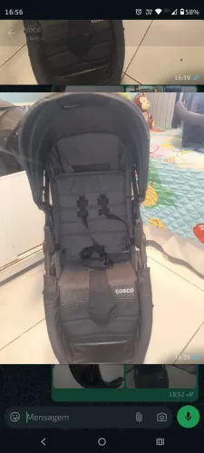 Vendo bebê conforto e carrinho da kosko