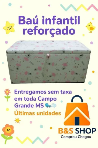 BAÚ ORGANIZADOR MDF ENTREGAMOS