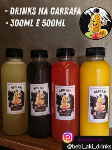 Bebidas para delivery e para eventos e aniversário 