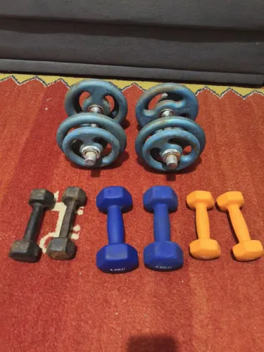 Kit pesos pra treinar 