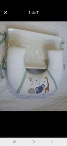 Kit almofada amamentação e trocador de comoda