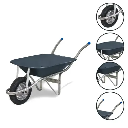 Carrinho de Mão Construtor até 90kg Chapa26 60 Litros Metalosa