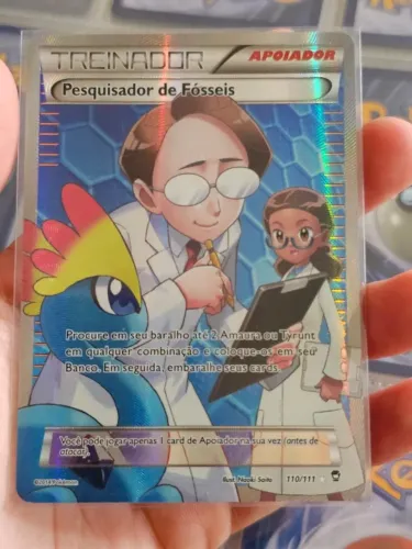Carta Pokémon: Pesquisador de Fósseis
