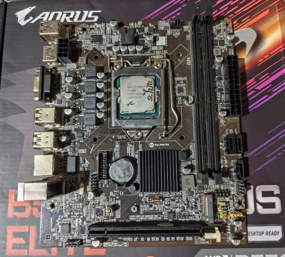 Kit Placa Mãe Goldentec H310C M.2 + Processador Intel Core i3-9100 (C/ Vídeo Integrado)