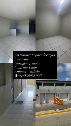 Apartamento para locação na Av 21 Jereissati 3 Maracanau 