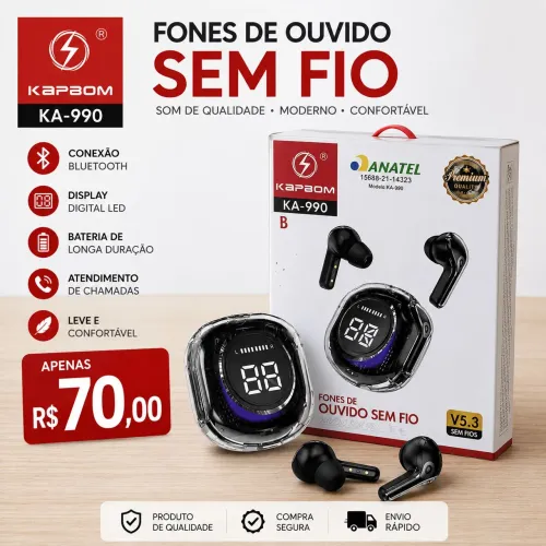 Fone sem fio !!