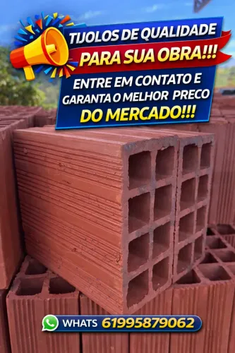 Preço baixo e qualidade Tijolos de Anápolis milheiro a vista R$999,90