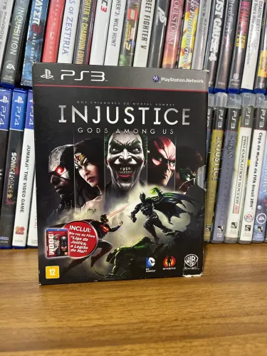 Injustice + Liga da Justiça - Jogos Ps3