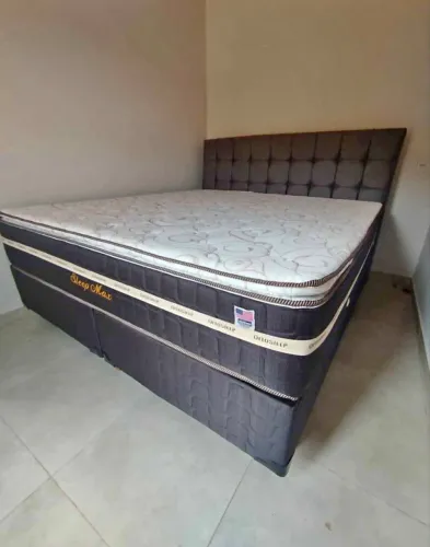Cama box super king molas ensacadas +pillow top