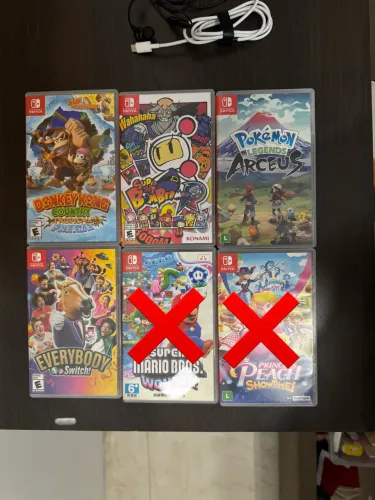 Jogos Nintendo Switch 1 em ótimo estado