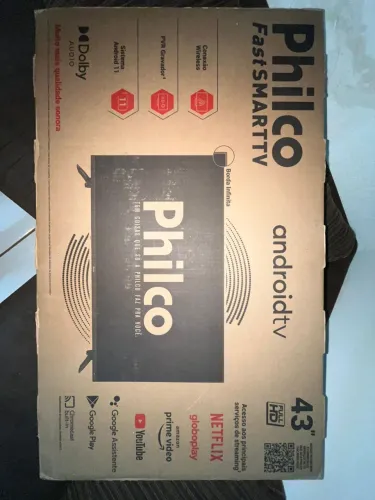 TV SMART 43 POLEGADAS, NUNCA USADA!