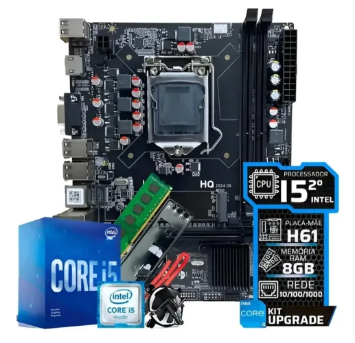 Kit i5+placa mãe+8gb