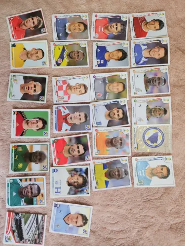 Figurinhas copa 2010 e 14