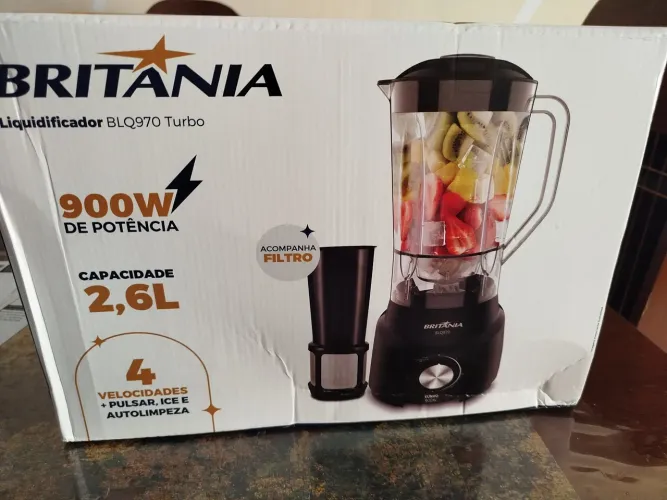 Liquidificador Britânia Turbo 900w