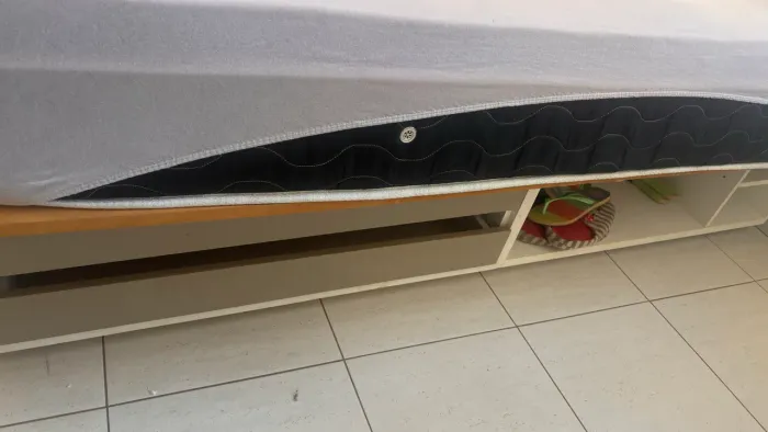 Cama box com colchão de casal