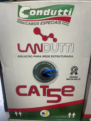 Cabo Cat5 100% cobre