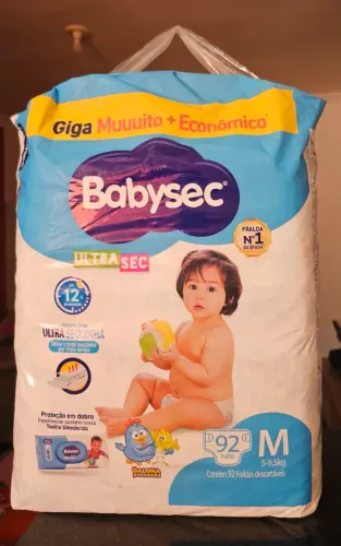 Fralda Babysec TAMANHO M