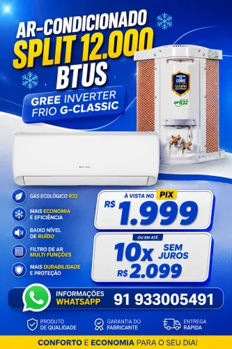 AR CONDICIONADO 12.000 btus