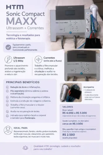 Ultrasson e corrente russa HTM