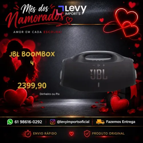 Caixa de Som JBL Boombox 4 Original