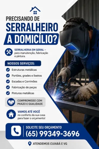 Serralheiro a domicílio 
