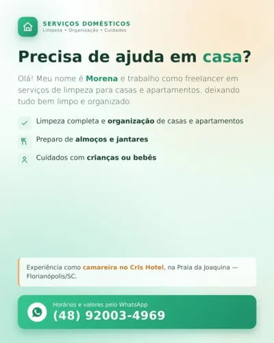 diarista, camareira 