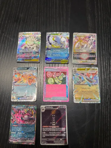 Lote cartas ex Pokémon originais