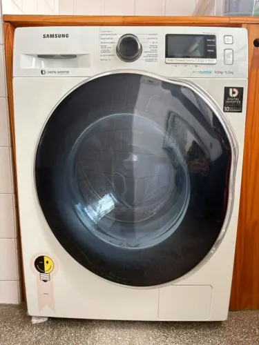 Maquina de Lavar Roupa Samsung Digital Inverter Eco Bubble 9kg/5kg