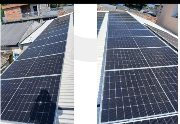 36 Painéis Solares 450W + 1 Inversor Growatt 15kw Trifásico