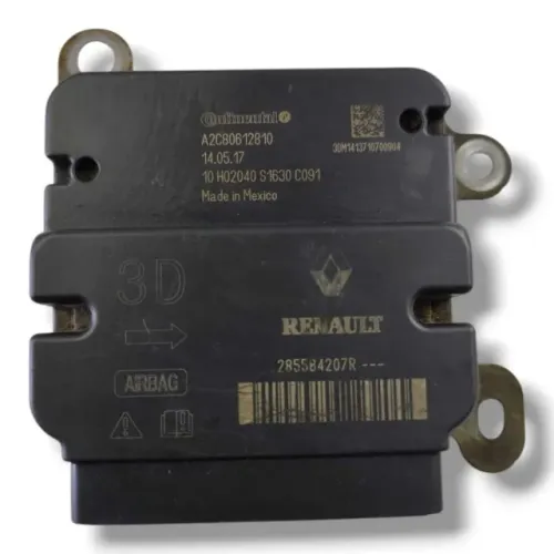 Módulo Airbag acionado Renault Logan 1.0 2014 2018 285584207
