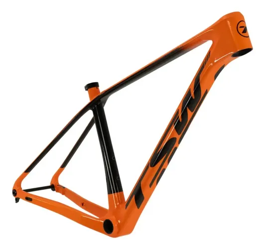 Quadro TSW Evo Quest Carbono Aro 29 MTB Udh Cor Laranja Tamanho M / 17