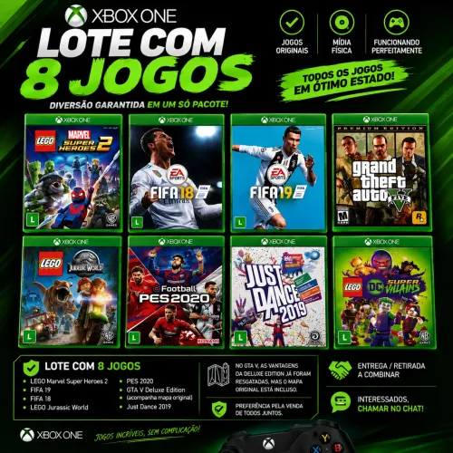 Lote de jogos (XBOX ONE)