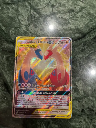 Carta Pokémon Latias e Latios GX aliados