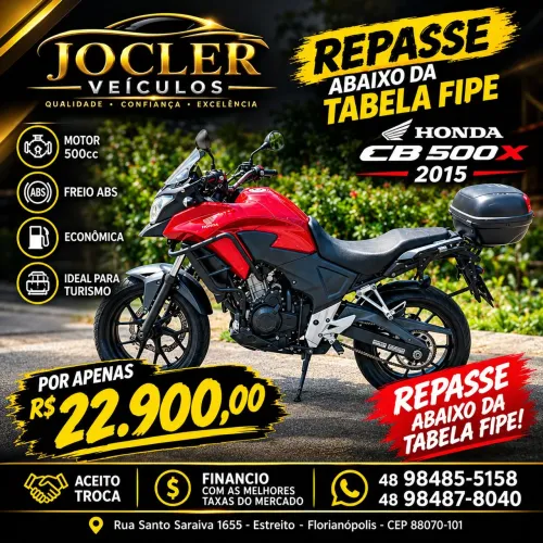 Repasse CB 500 X 2015