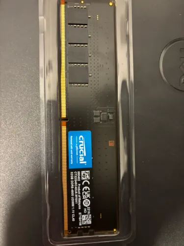 Memória RAM Crucial 32GB DDR5 4800MHz (CT32G48C40U5) - Nunca usada para Desktop