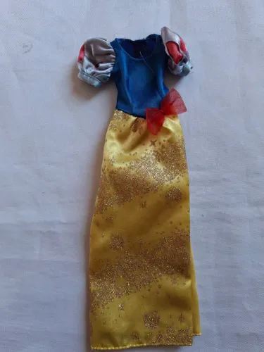 Vestido de barbie branca de neve 