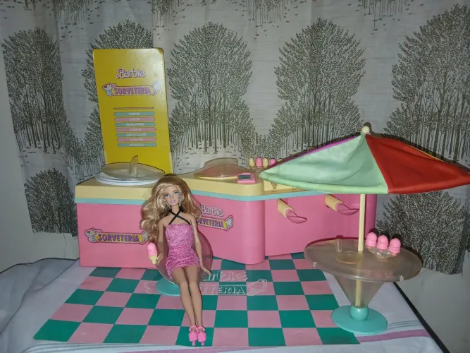 Sorveteira da barbie estrela anos 80