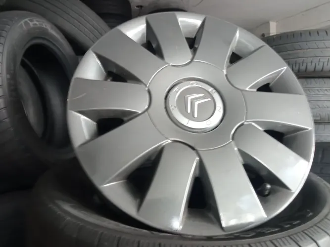Jogo de rodas aro 15 Citroen. Furação 4x108
