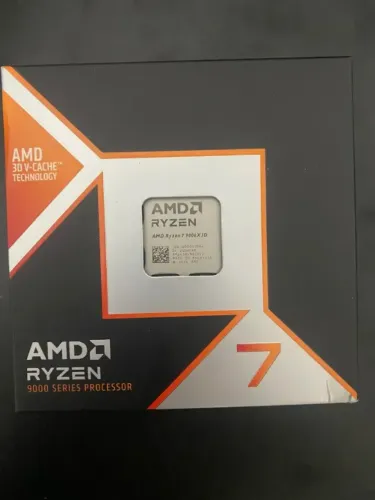 Processador AMD Ryzen 7 9800X3D (AM5/ 8 Cores/ 16 Threads/ 5.2 GHz/ 104Mb Cache/Radeon