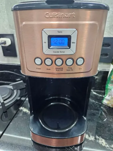 cafeteira cuisinart rose gold