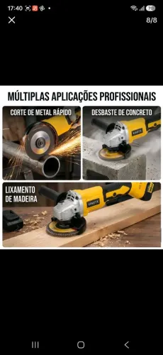 Vendo Esmirilhadeira nova na caixa com maleta e assessorio