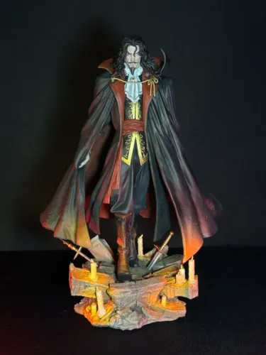 Drácula Castlevania - Figure em resina.